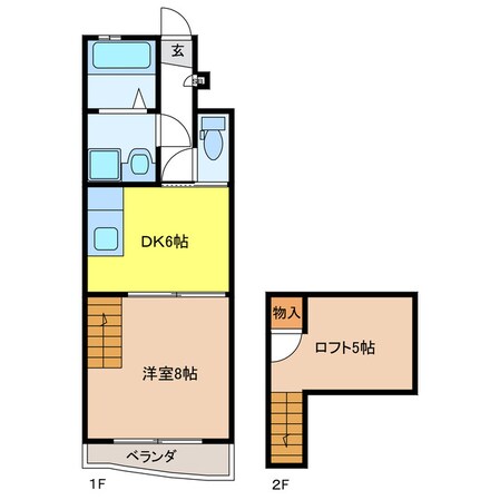 パルケ２１の物件間取画像